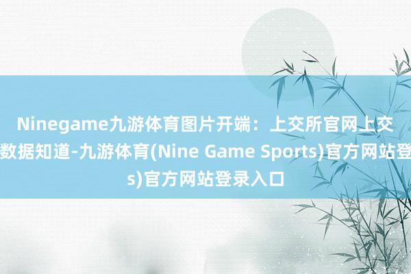 Ninegame九游体育　　图片开端：上交所官网　　上交所官网数据知道-九游体育(Nine Game Sports)官方网站登录入口