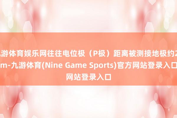 九游体育娱乐网往往电位极(P极)距离被测接地极约20m-九游体育(Nine Game Sports)官方网站登录入口