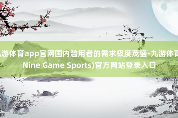 九游体育app官网国内滥用者的需求极度茂盛-九游体育(Nine Game Sports)官方网站登录入口