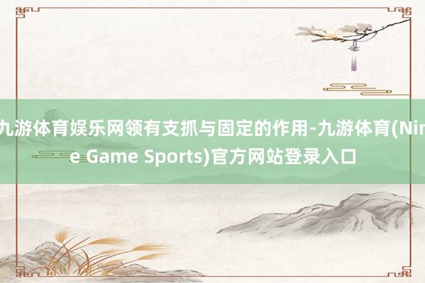 九游体育娱乐网领有支抓与固定的作用-九游体育(Nine Game Sports)官方网站登录入口