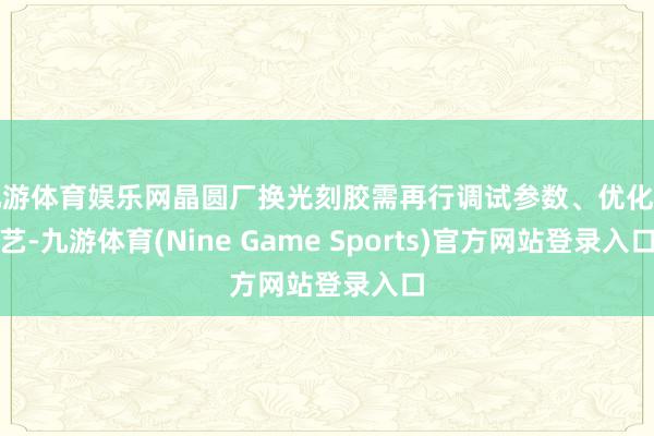 九游体育娱乐网晶圆厂换光刻胶需再行调试参数、优化工艺-九游体育(Nine Game Sports)官方网站登录入口